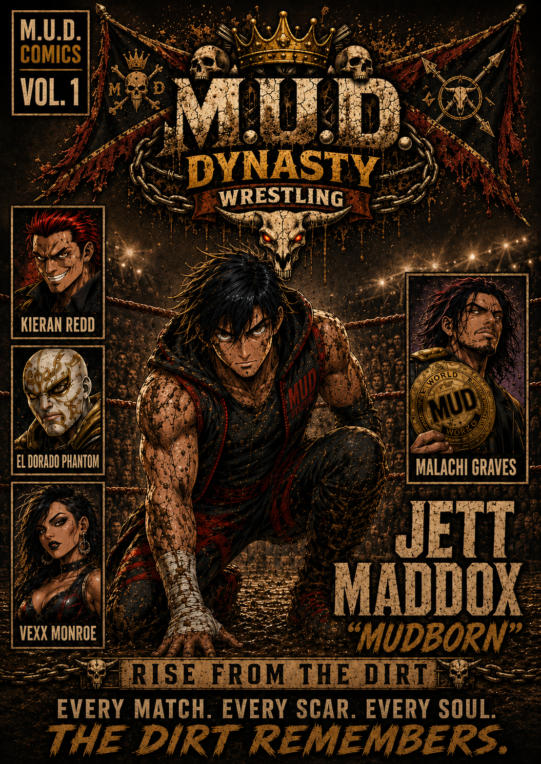 M.U.D. Comics Vol. 1 cover