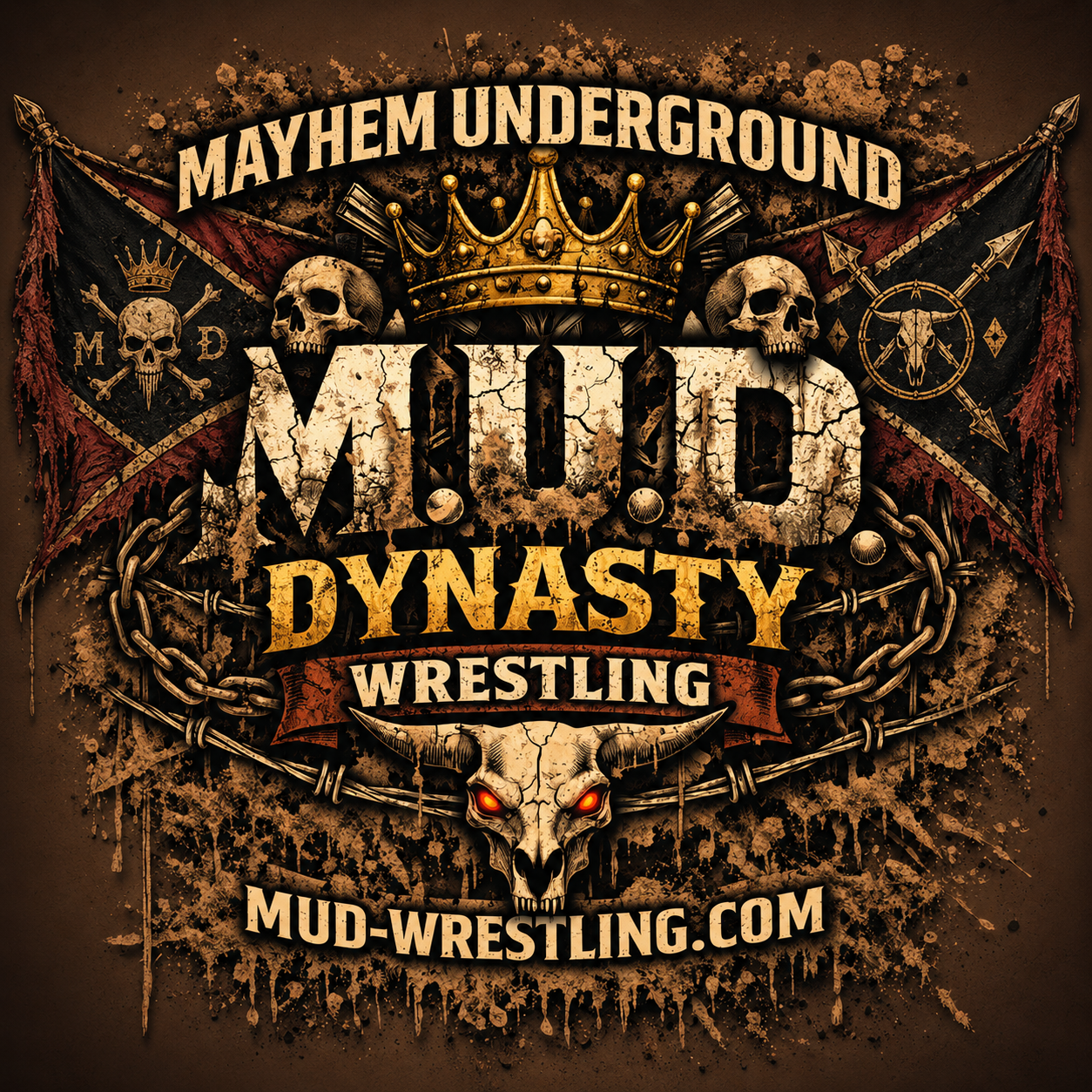 M.U.D. Dynasty Wrestling logo